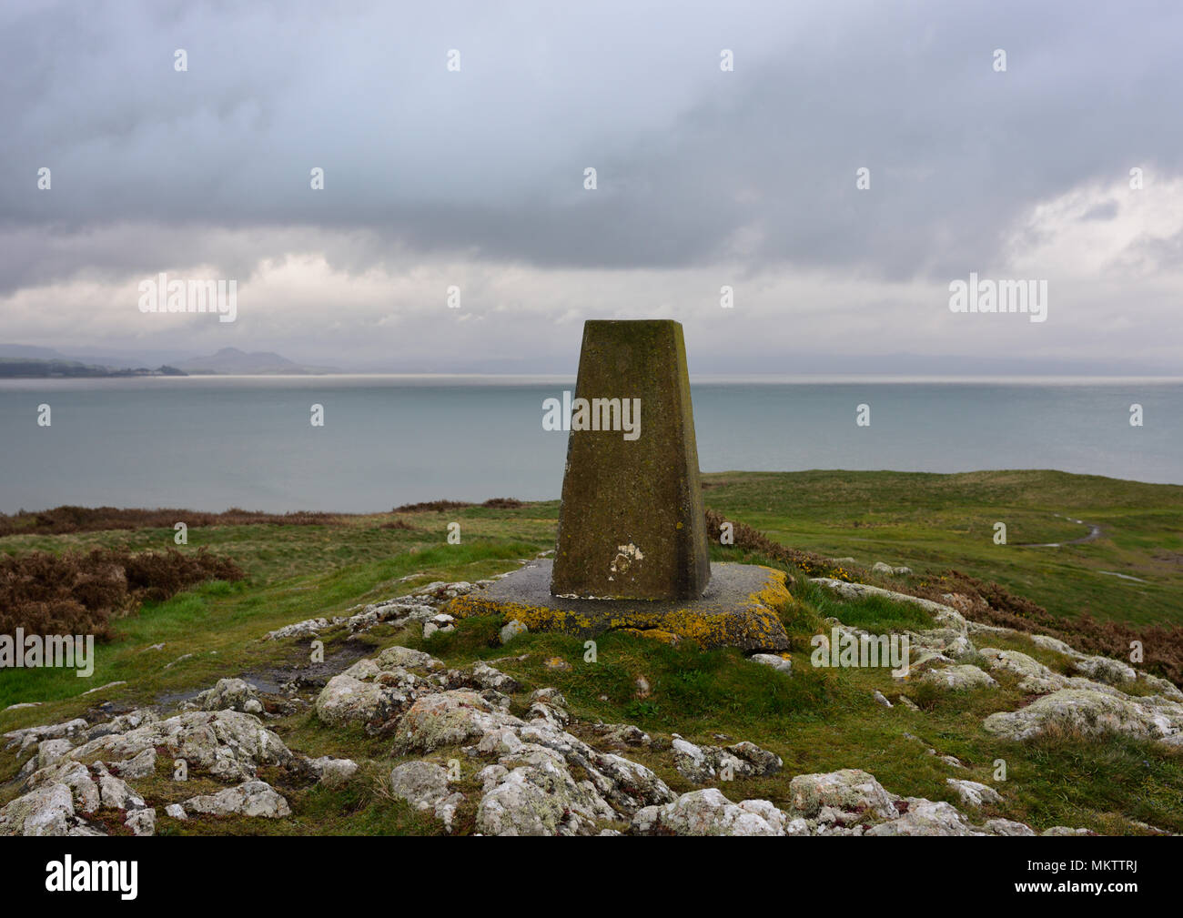Trig point on horizon hi-res stock photography and images - Alamy