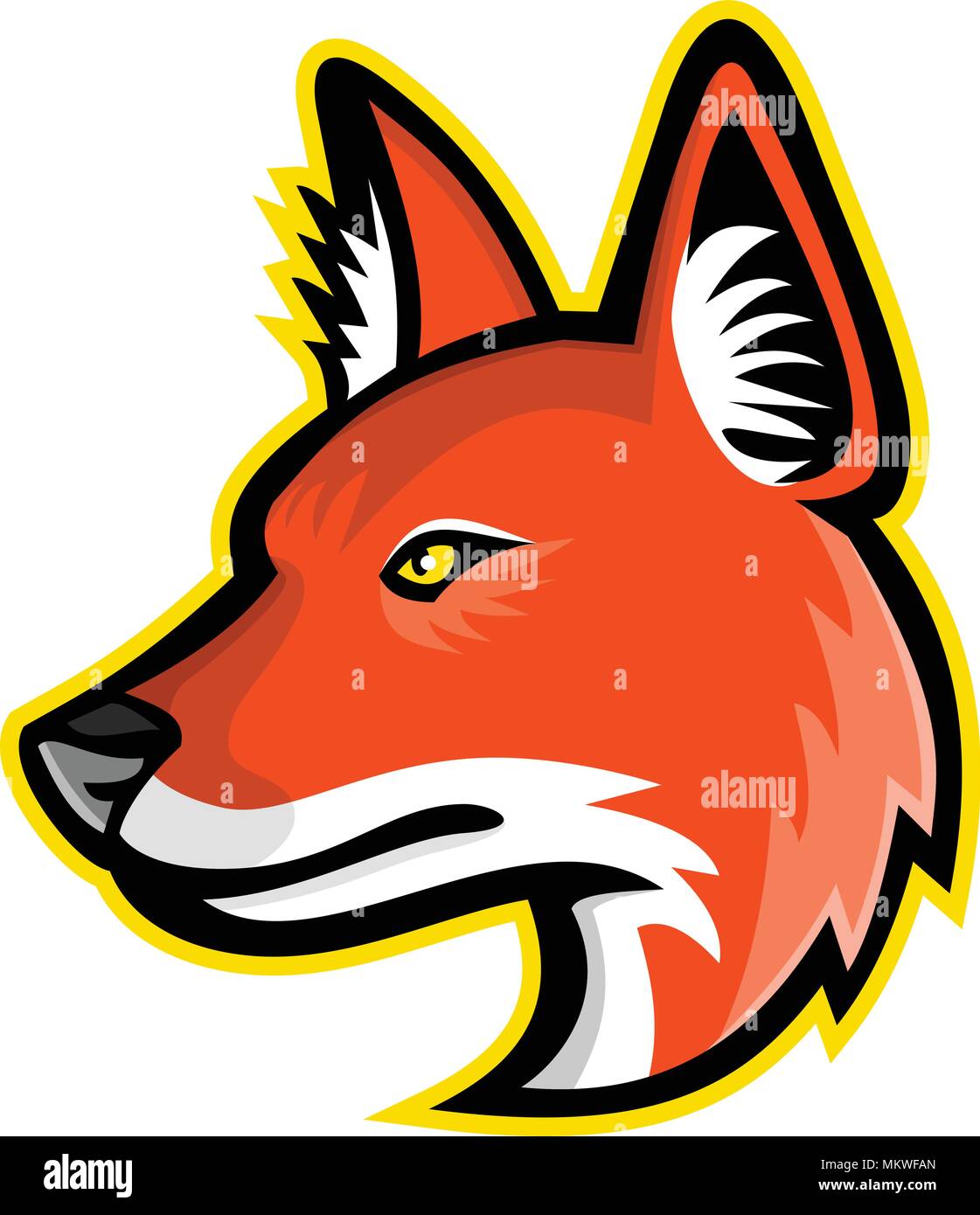 Dhole Stock Vector Images Alamy