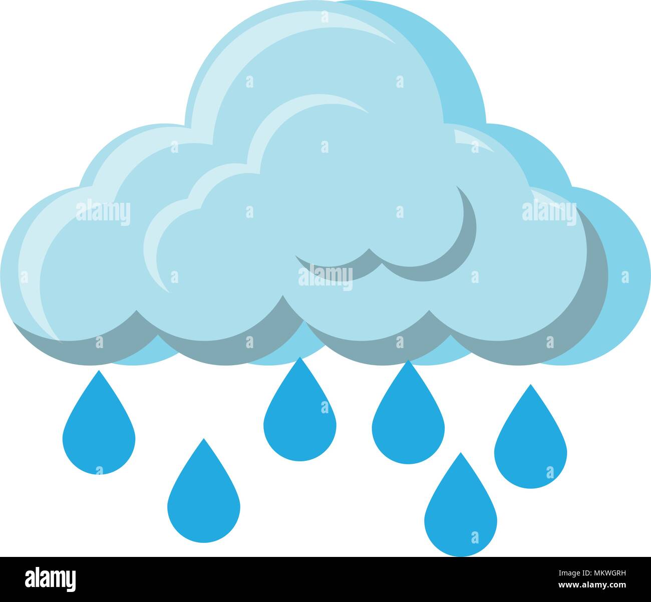 Rain Cloud Illustration High Resolution Stock Photography and Images ...