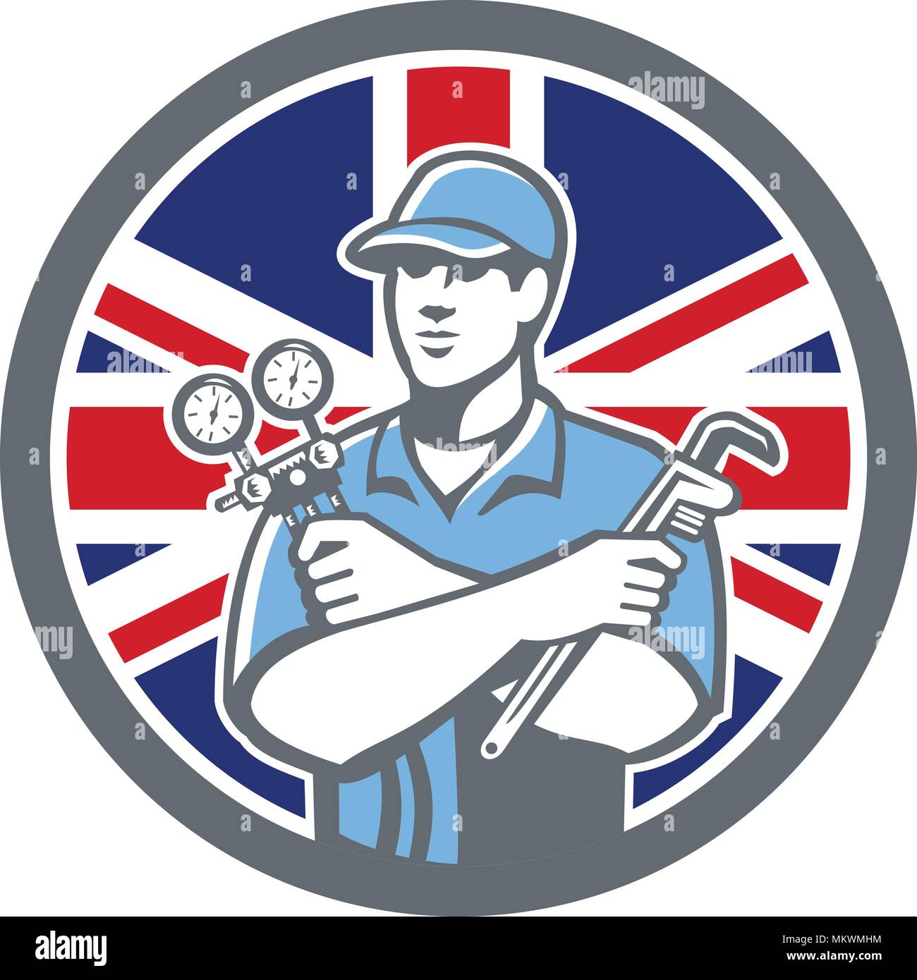 Refrigeration mechanic Stock Vector Images - Alamy