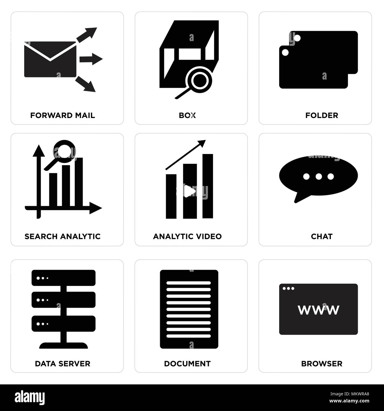 Product analytics mobile web Stock Vector Images - Alamy