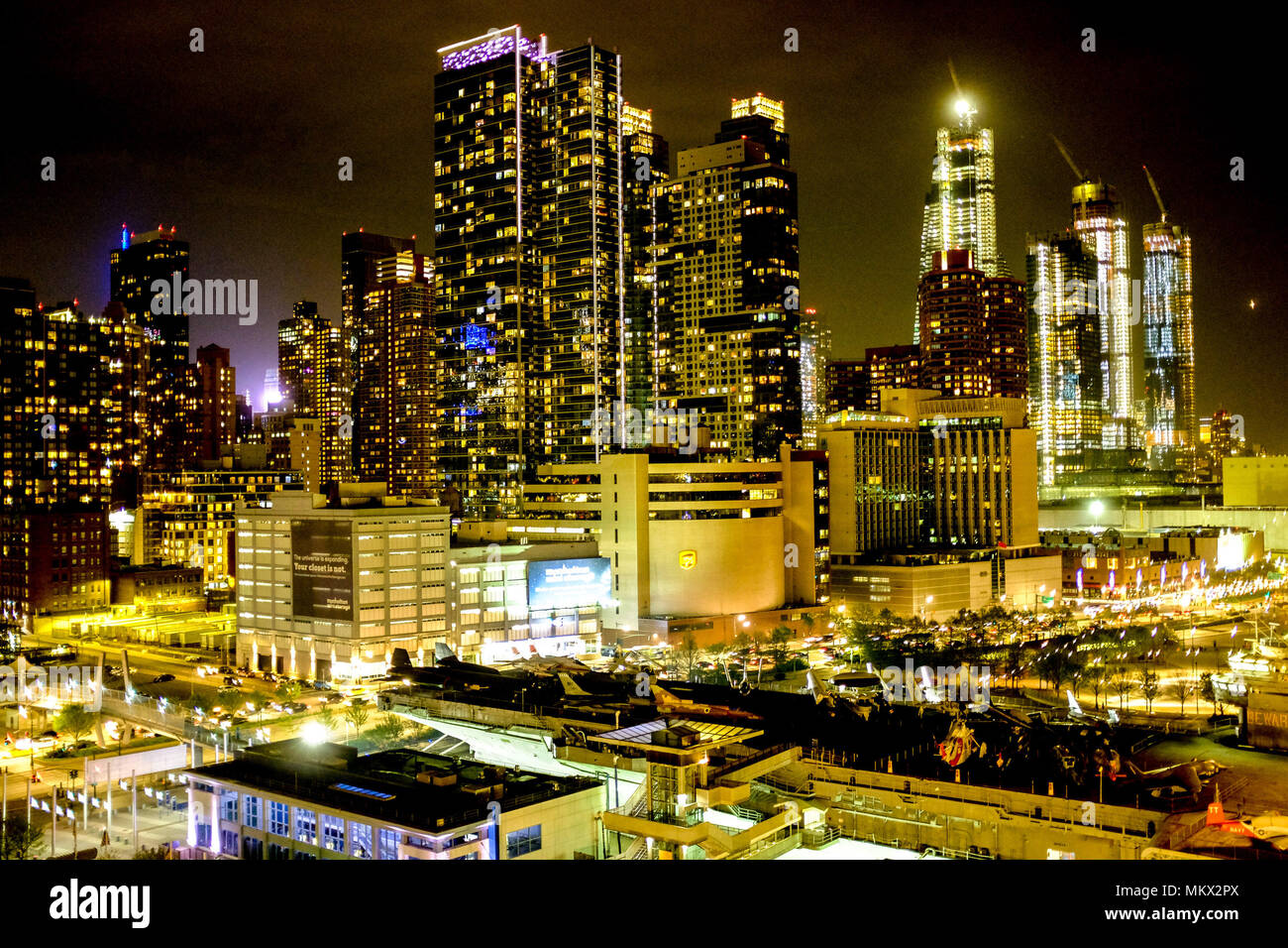 Nighttime Skyline Views Of New York City Shot From The Norwegian Bliss Deck Including Uss Intrepid In The Foreground Stock Photo Alamy Nighttime Skyline Views Of New York City Shot From The Norwegian Bliss Deck Including Uss Intrepid In The Foreground Stock Photo Alamy