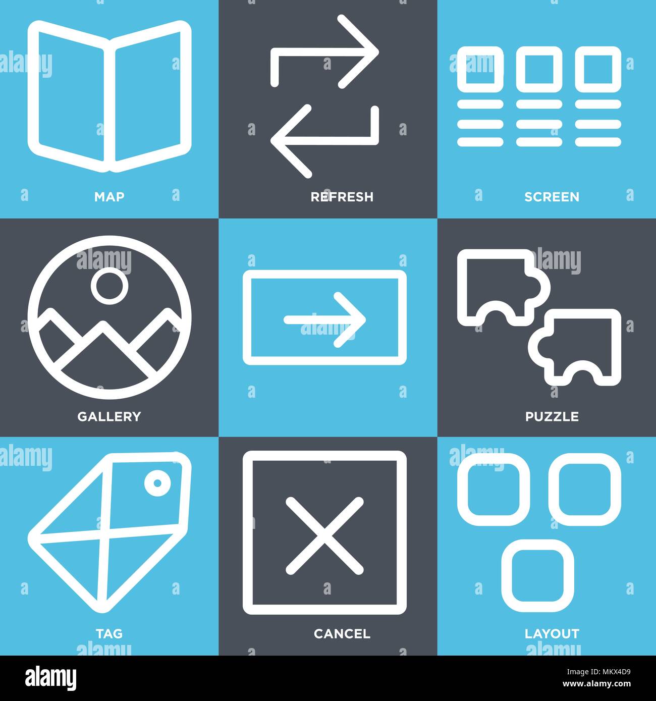 Map tag icons hi-res stock photography and images - Alamy