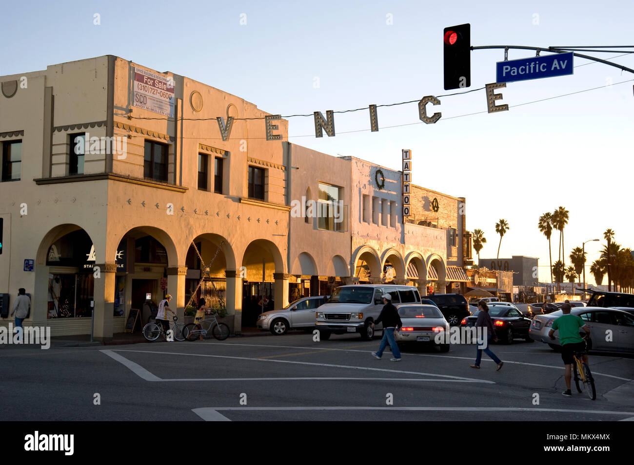 The iconic Venice sign in Venice Beach, California Stock Photo Alamy