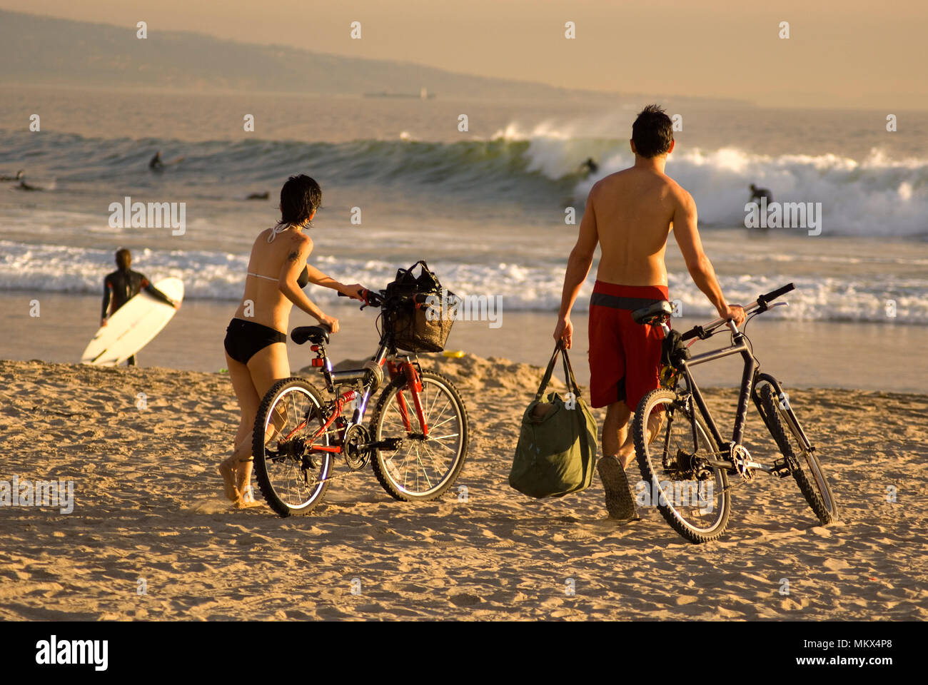 bikes to the beach