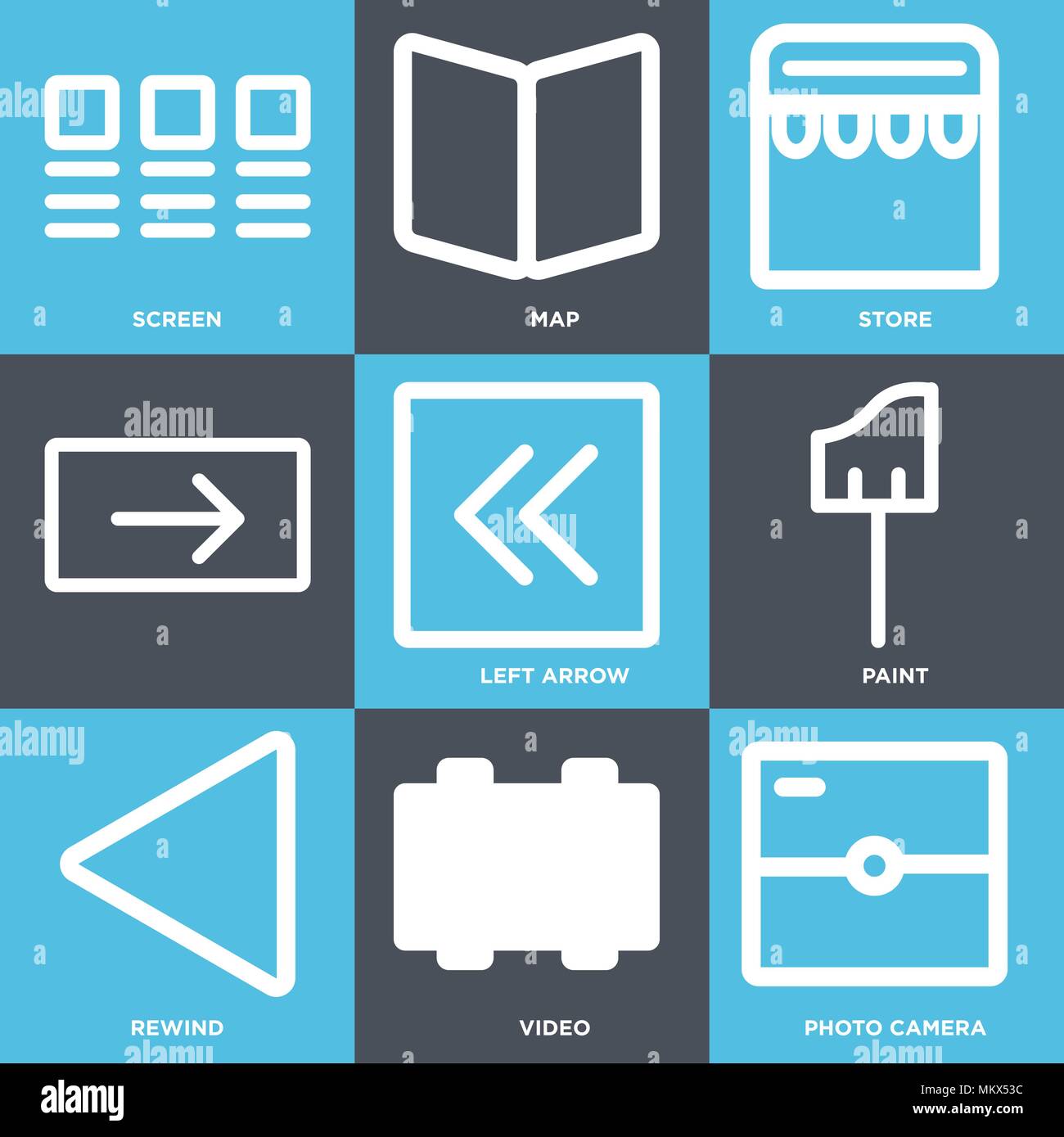 Map store Stock Vector Images - Alamy