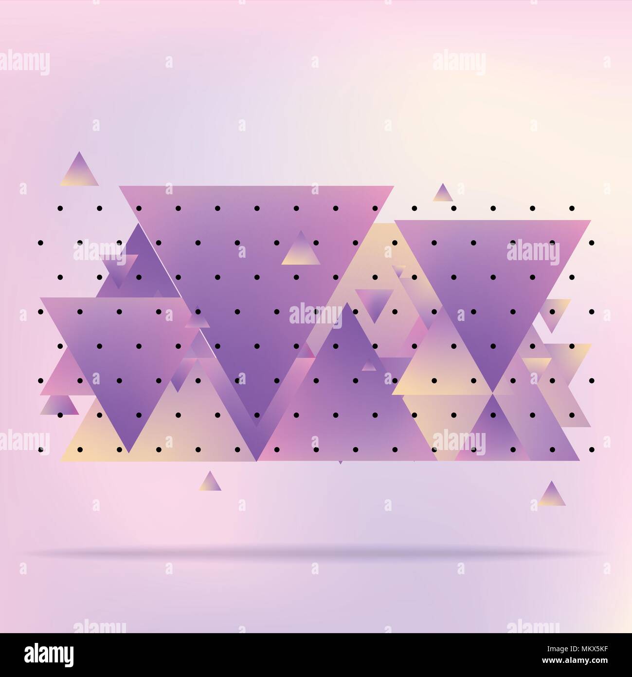 Abstract triangle minimalistic design  background.Vector design creative concept. Stock Vector