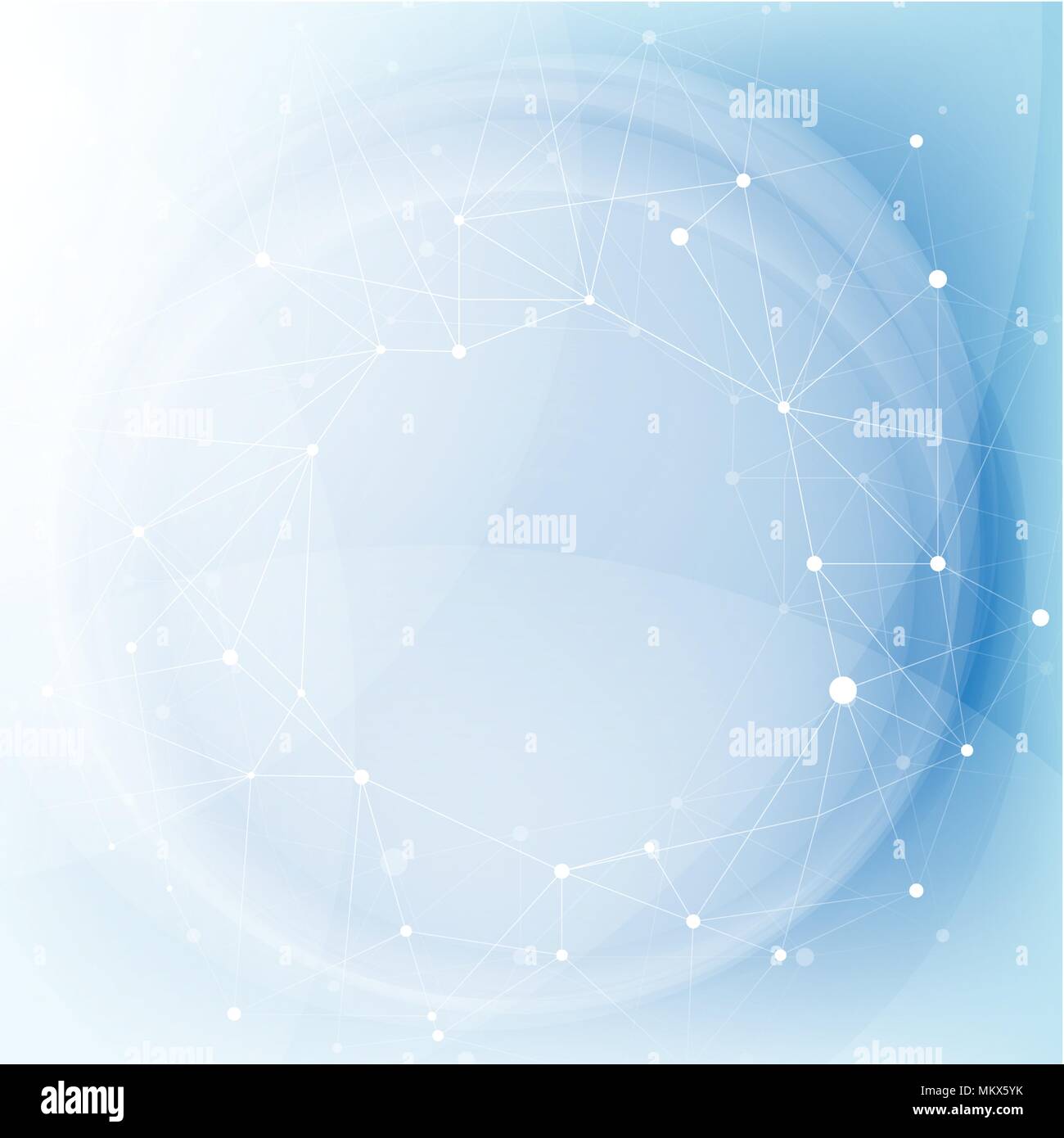futuristic shape. Computer generated abstract background. Stock Vector