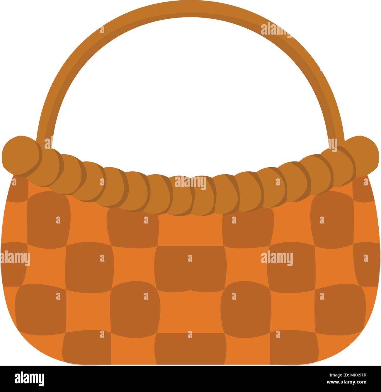 Empty basket picnic Stock Vector Image & Art - Alamy