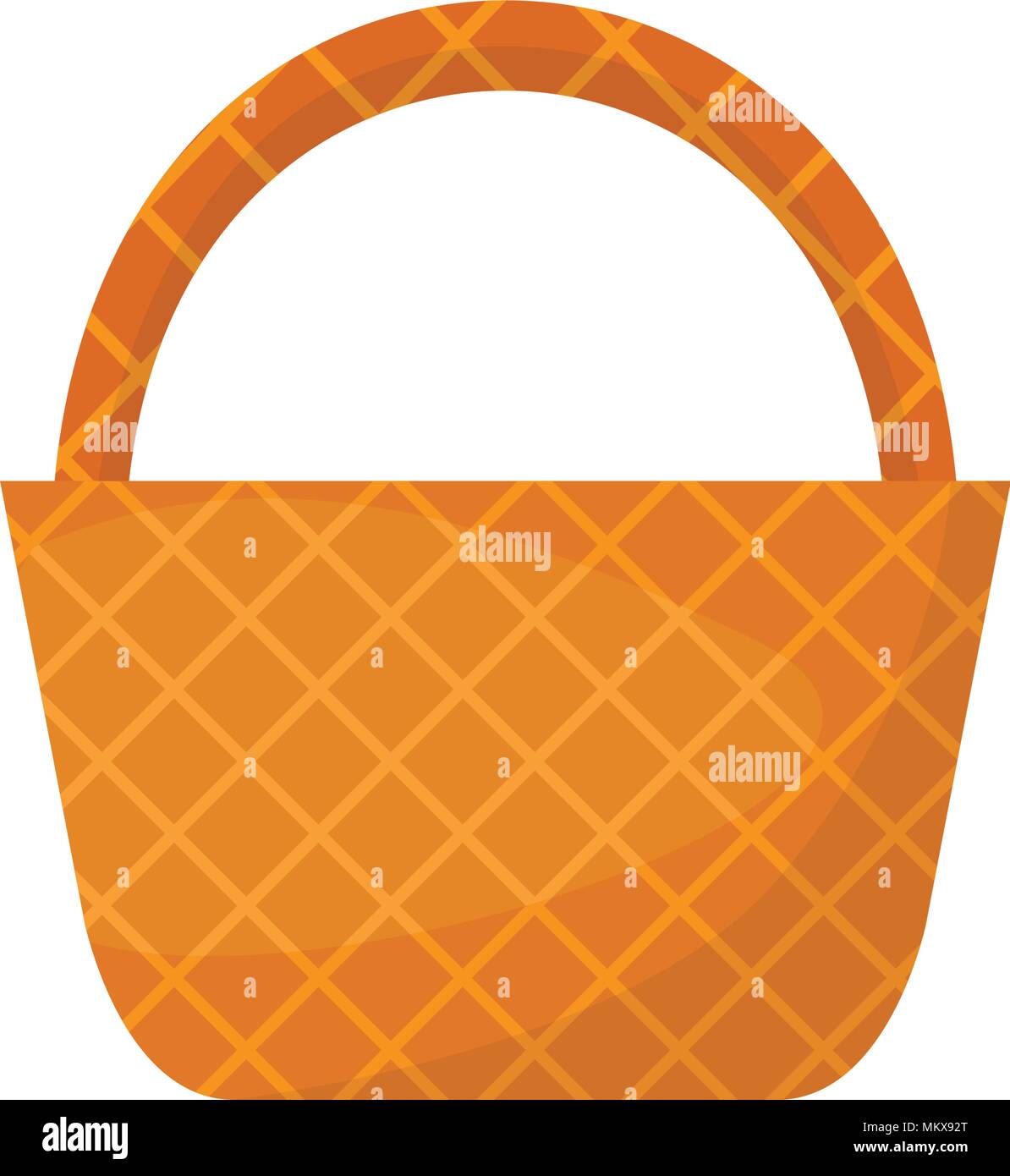 Empty basket picnic Stock Vector Image & Art - Alamy