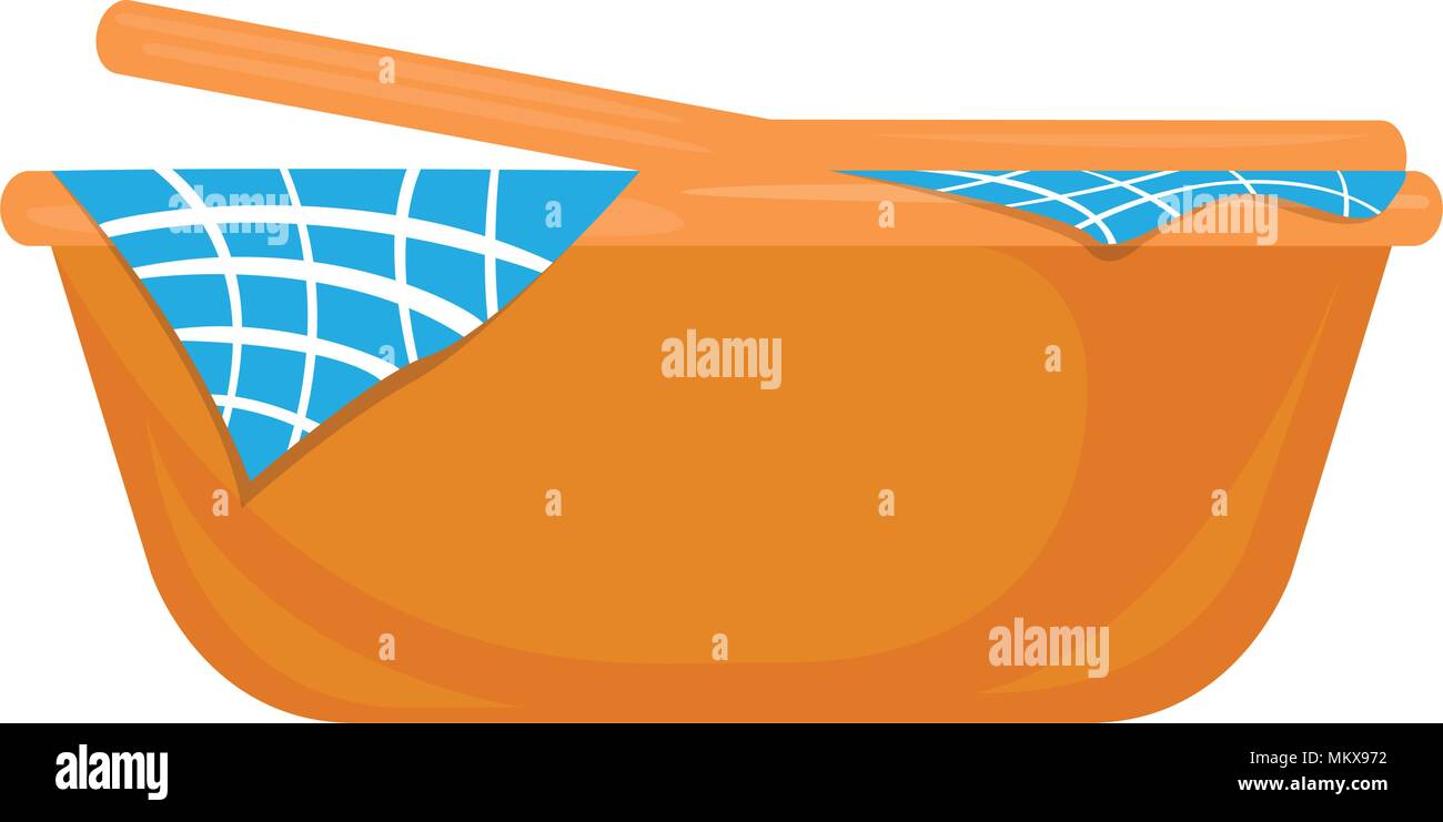 Empty basket picnic Stock Vector Image & Art - Alamy