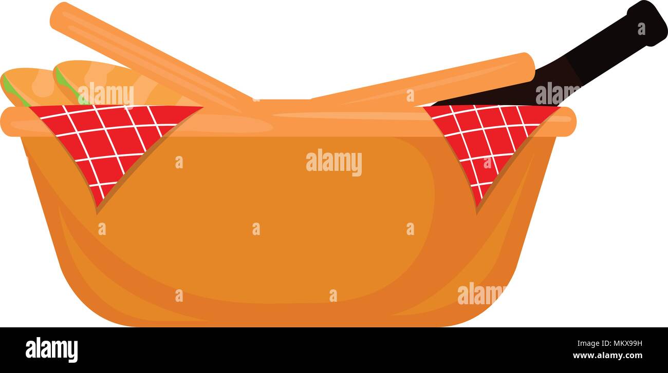 Basket picnic icon Stock Vector Image & Art - Alamy