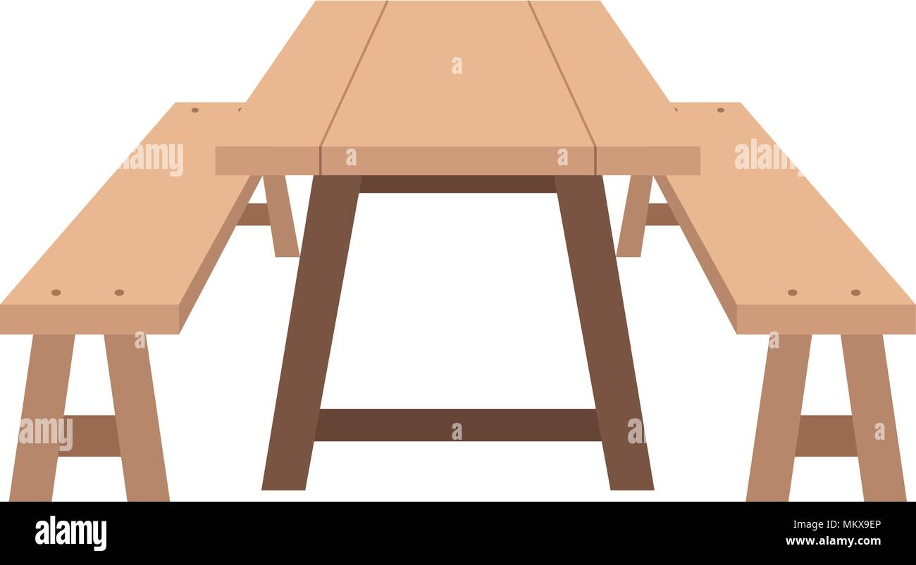 Picnic table icon Stock Vector Image & Art - Alamy