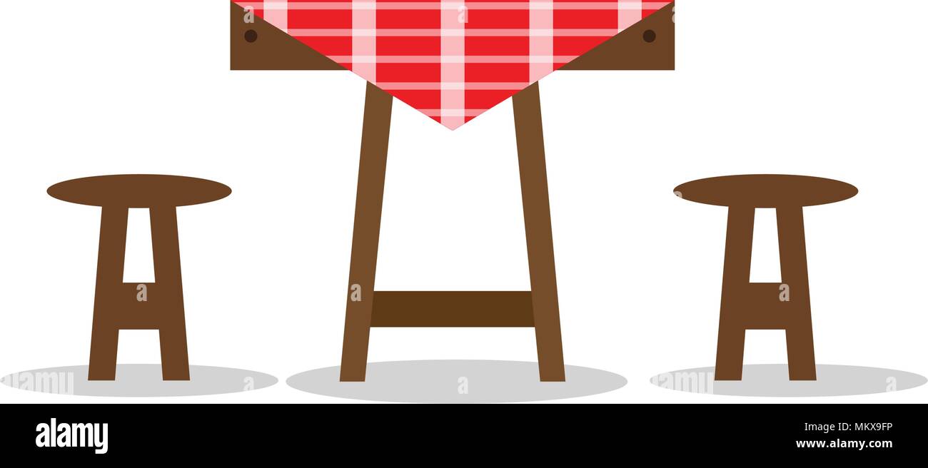 Picnic table icon Stock Vector Image & Art - Alamy
