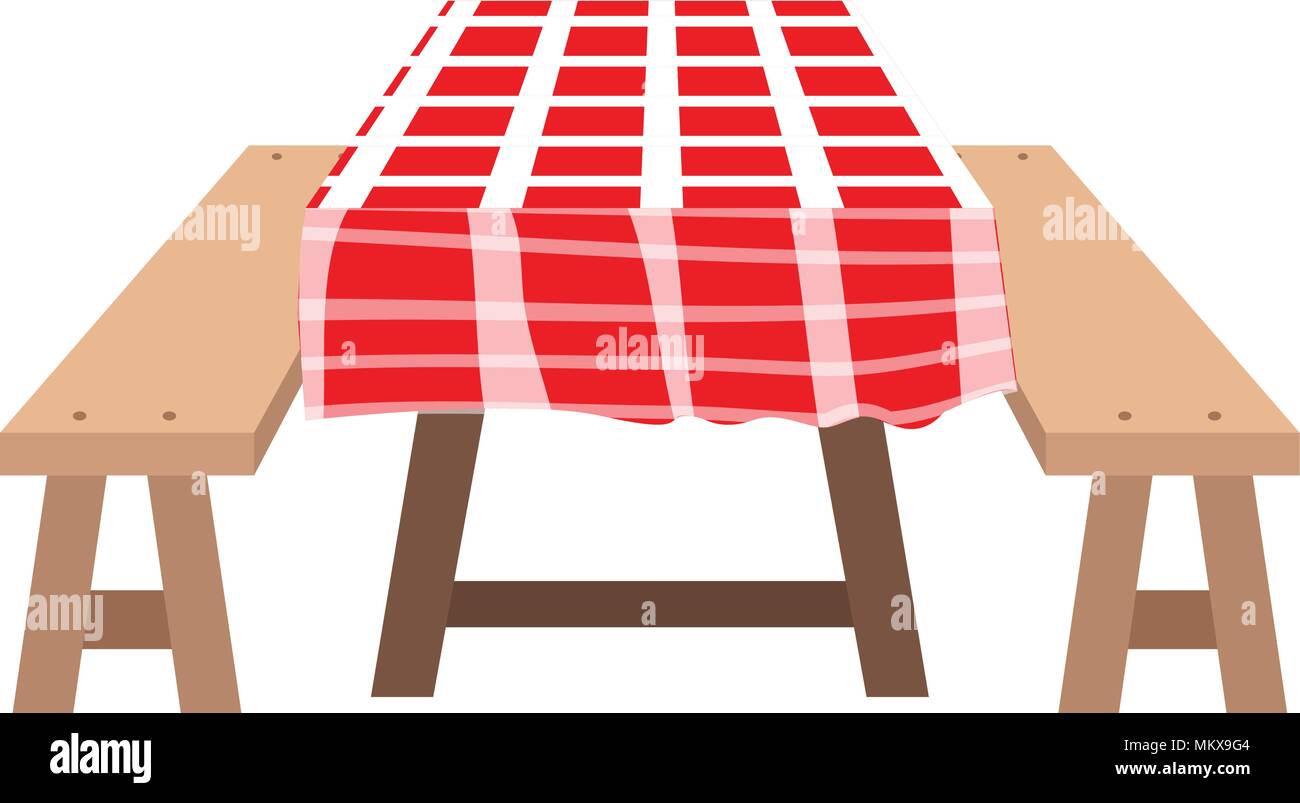 Picnic table icon Stock Vector Image & Art - Alamy