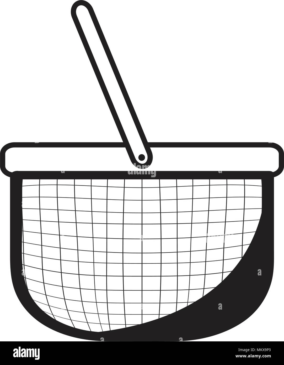 Empty picnic basket sketch Stock Vector Image & Art - Alamy