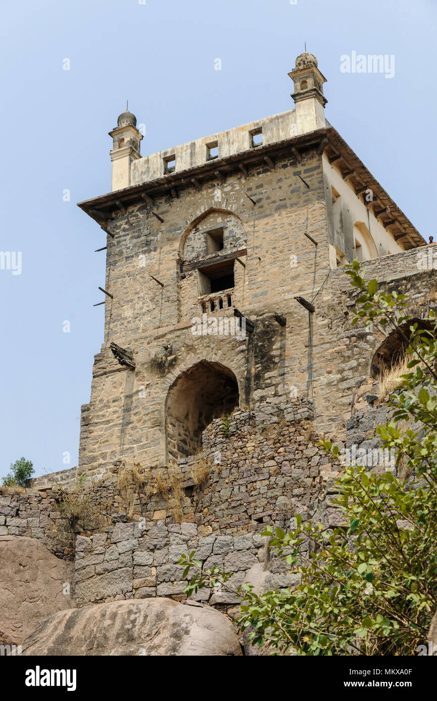 Golkonda Fort, hyderabad, India Stock Photo