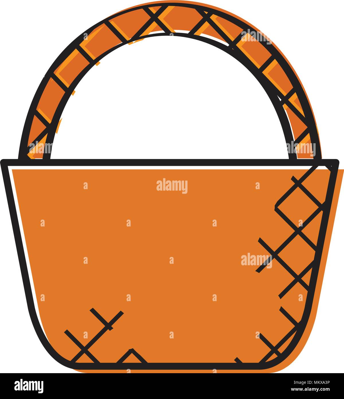 Empty picnic basket icon Stock Vector Image & Art - Alamy
