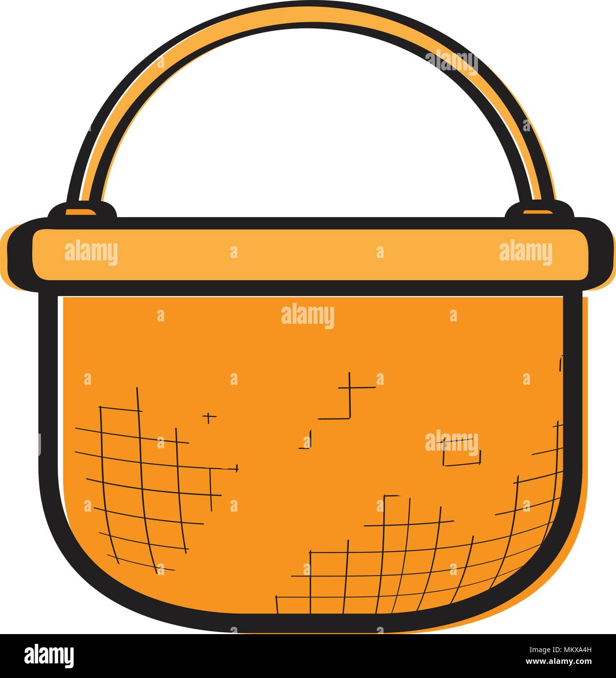 Empty picnic basket icon Stock Vector Image & Art - Alamy