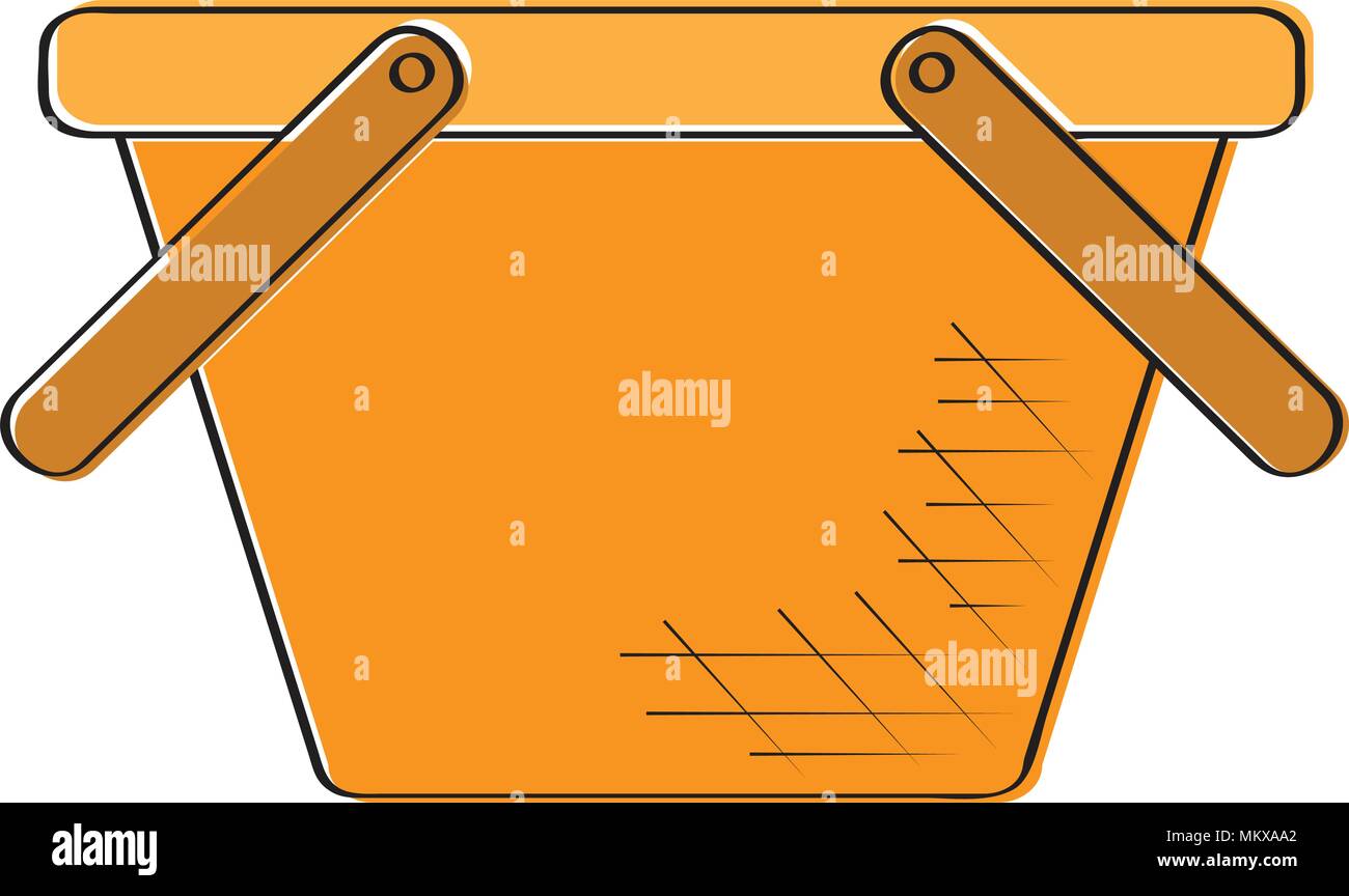 Empty picnic basket icon Stock Vector Image & Art - Alamy