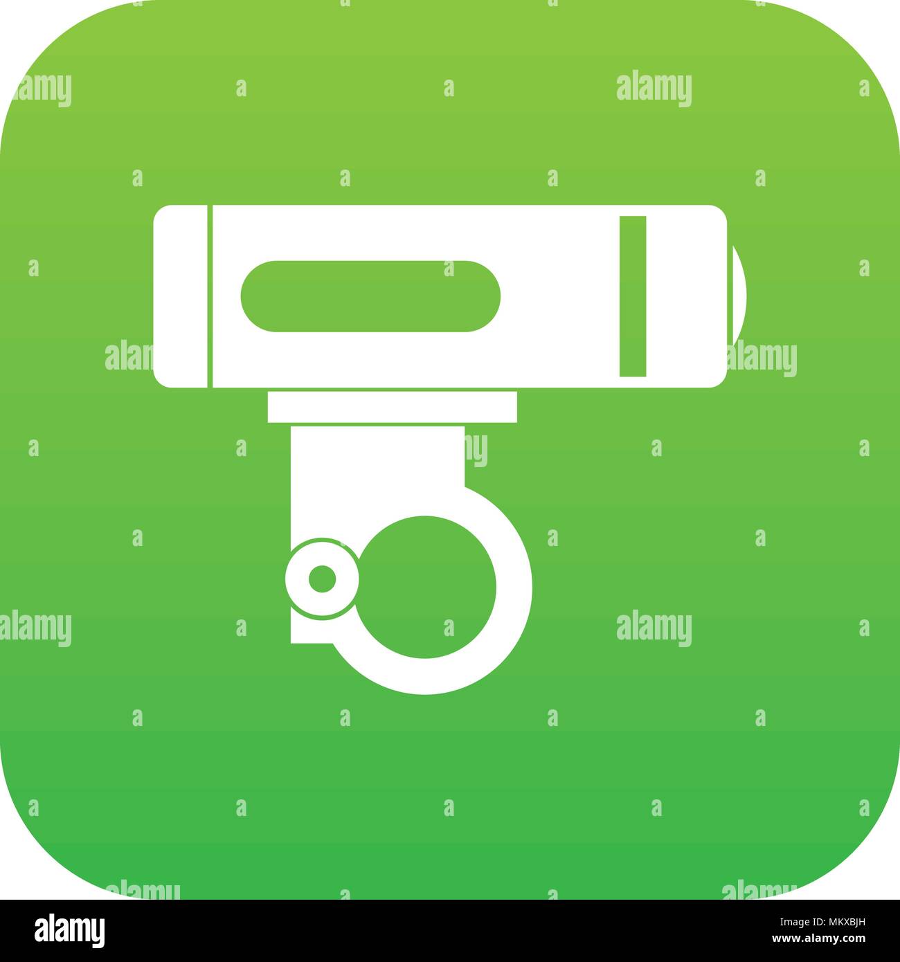 Bike light icon digital green Stock Vector Image & Art - Alamy