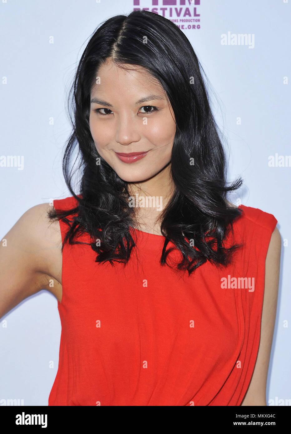 Lynn Chen  at the Nice Girls Crew Premiere at the LA Asian Pacific Film Festival at the CGV Theatre in Korean Town Los Angeles.Lynn Chen  13 Red Carpet Event, Vertical, USA, Film Industry, Celebrities,  Photography, Bestof, Arts Culture and Entertainment, Topix Celebrities fashion /  Vertical, Best of, Event in Hollywood Life - California,  Red Carpet and backstage, USA, Film Industry, Celebrities,  movie celebrities, TV celebrities, Music celebrities, Photography, Bestof, Arts Culture and Entertainment,  Topix, headshot, vertical, one person,, from the year , 2012, inquiry tsuni@Gamma-USA.com Stock Photo