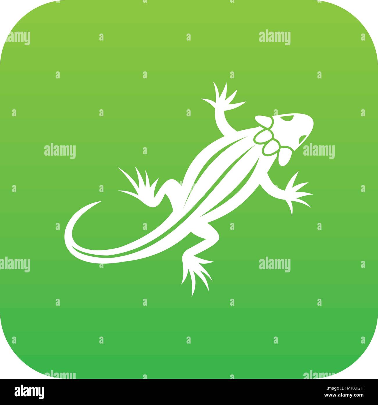 Lizard icon digital green Stock Vector Image & Art - Alamy