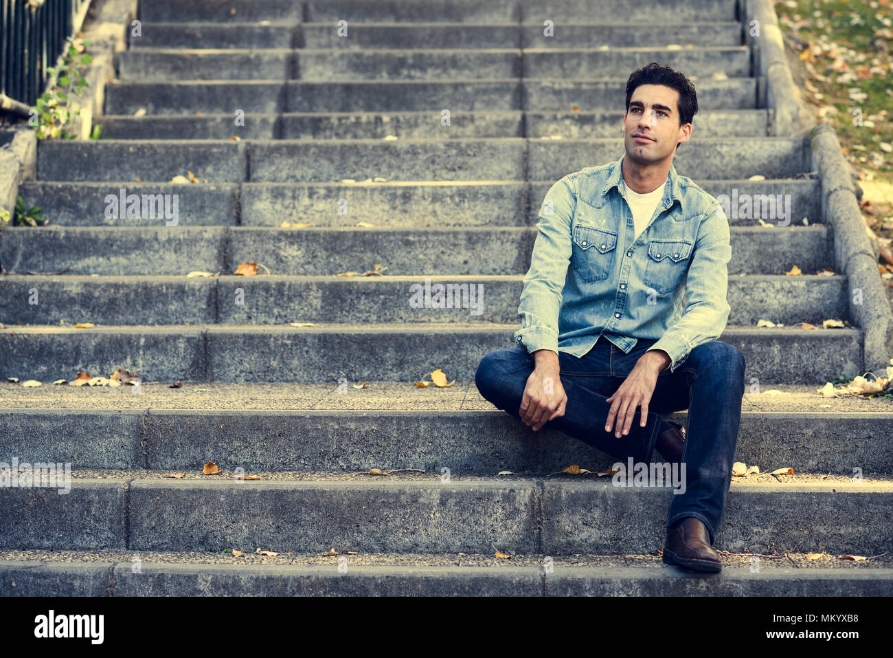Portrait Of A Young Handsome Man Model Of Fashion With Formal