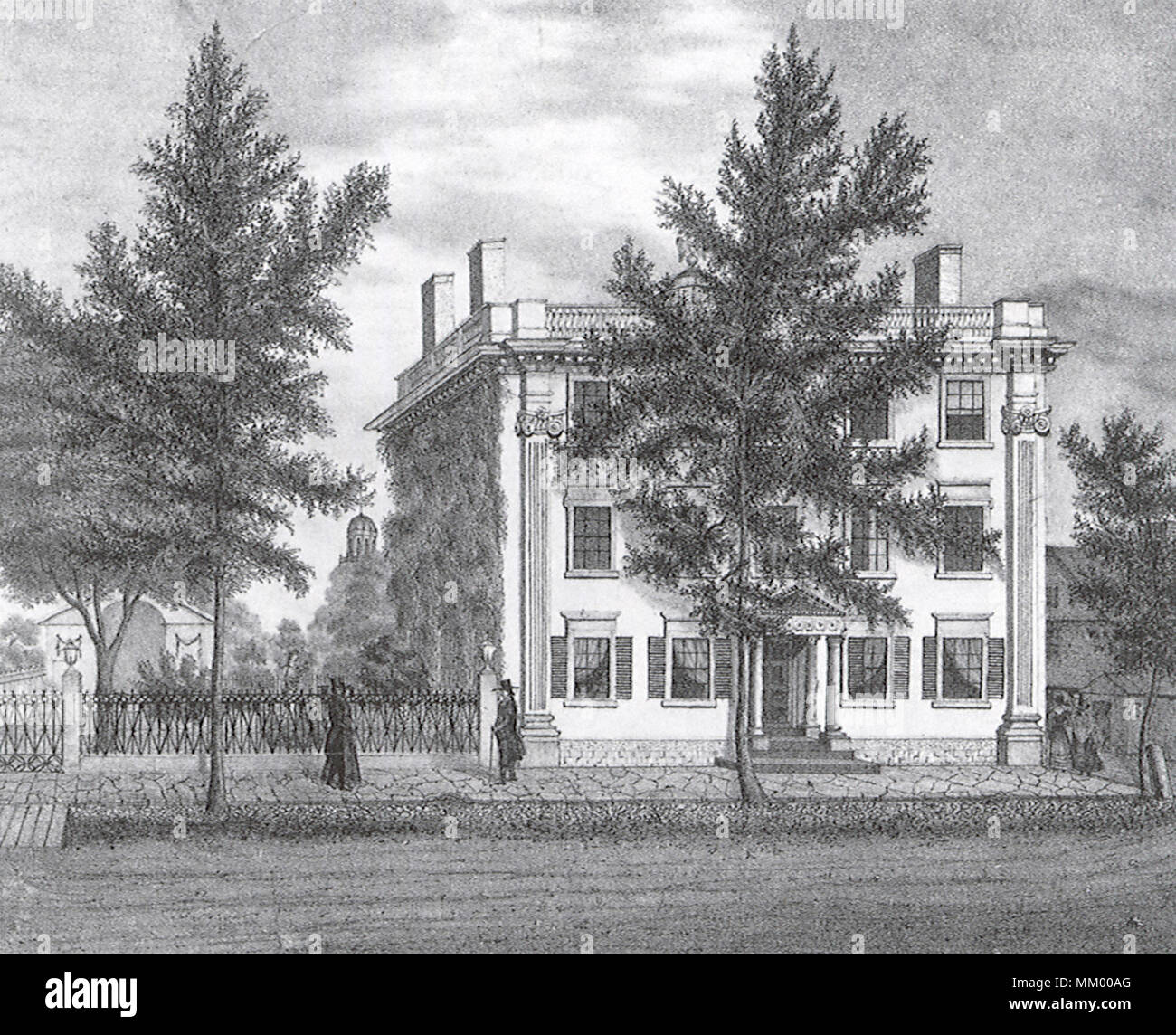 Mary Jane Derby House. Salem.  1828 Stock Photo