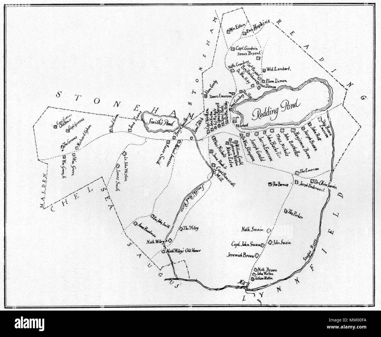 South Reading (Wakefield). 1750 Stock Photo Alamy