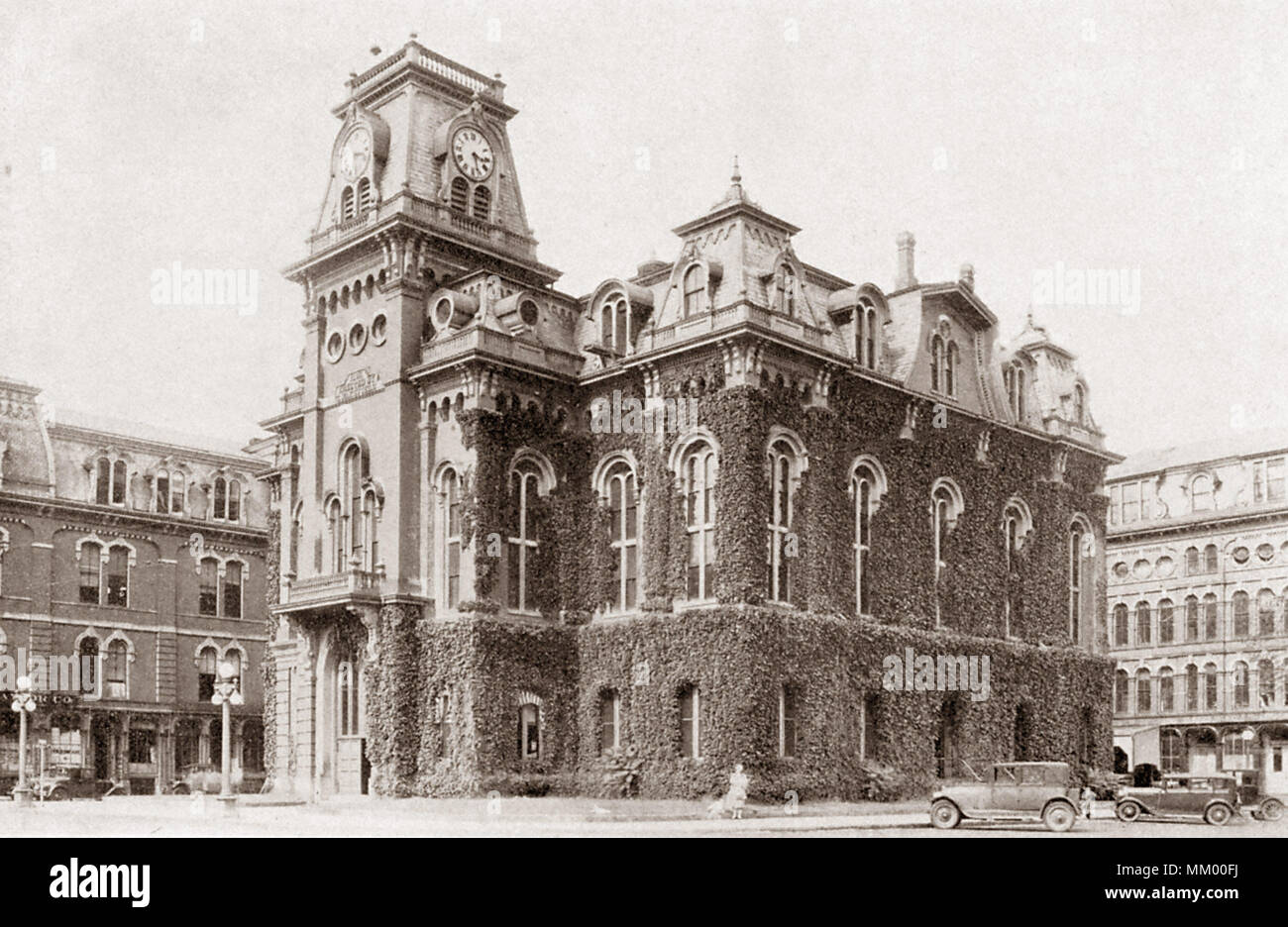 Town Hall. Wakefield. 1871 Stock Photo Alamy