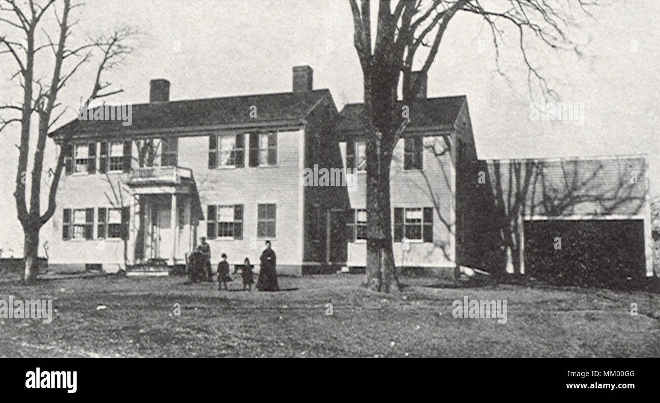 Suel Winn Homestead. Wakefield.  1910 Stock Photo