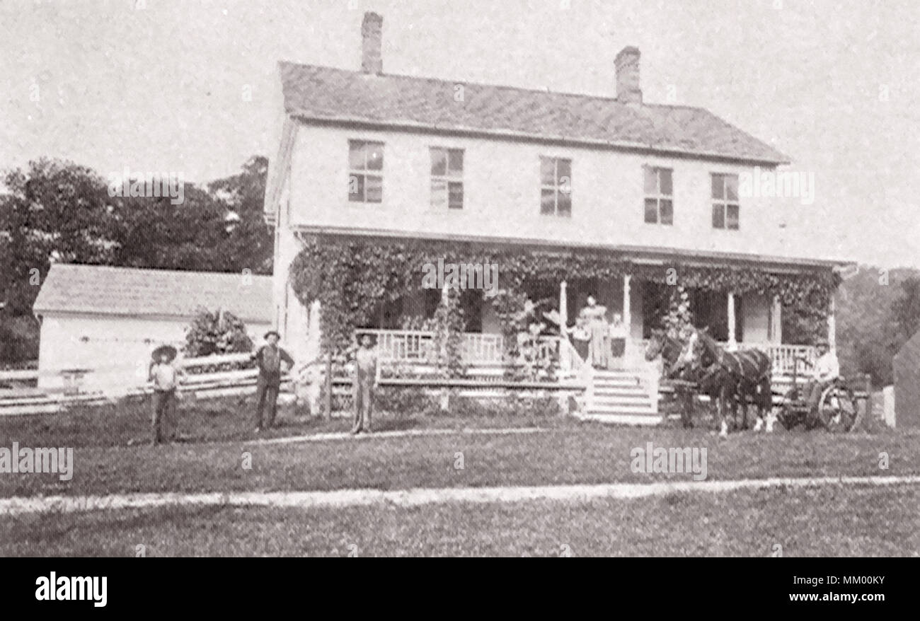 Old Baird Tavern & Post Office. Becket. 1900 Stock Photo Alamy