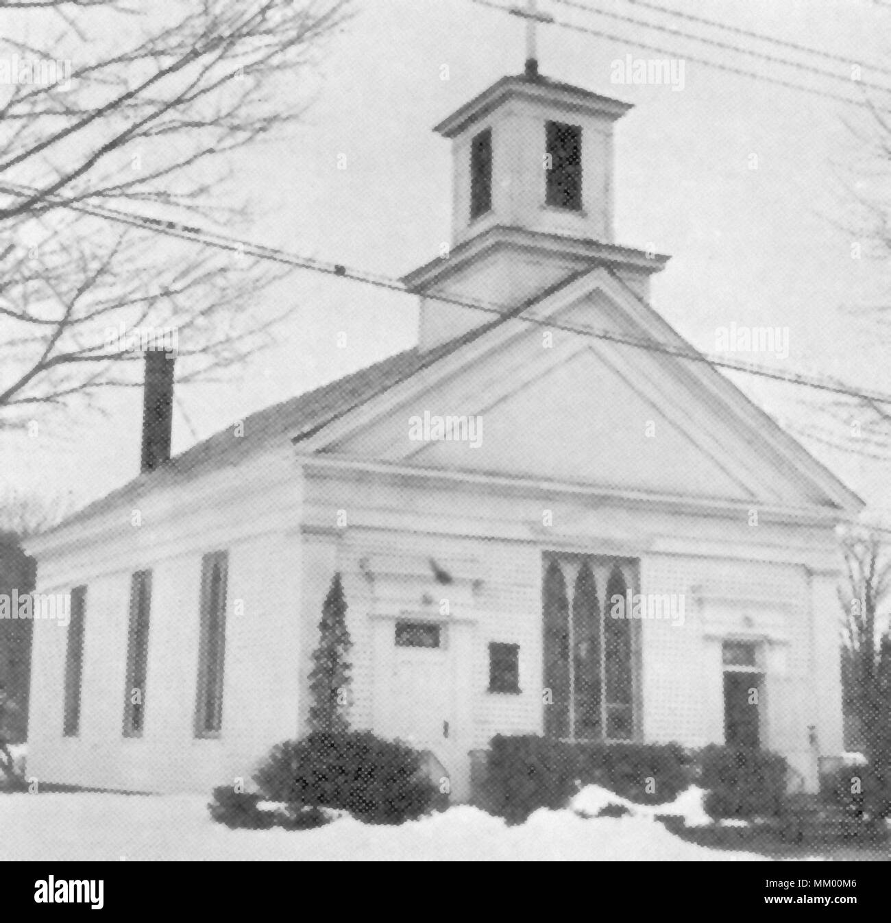 Federated Church. Becket . 1930 Stock Photo