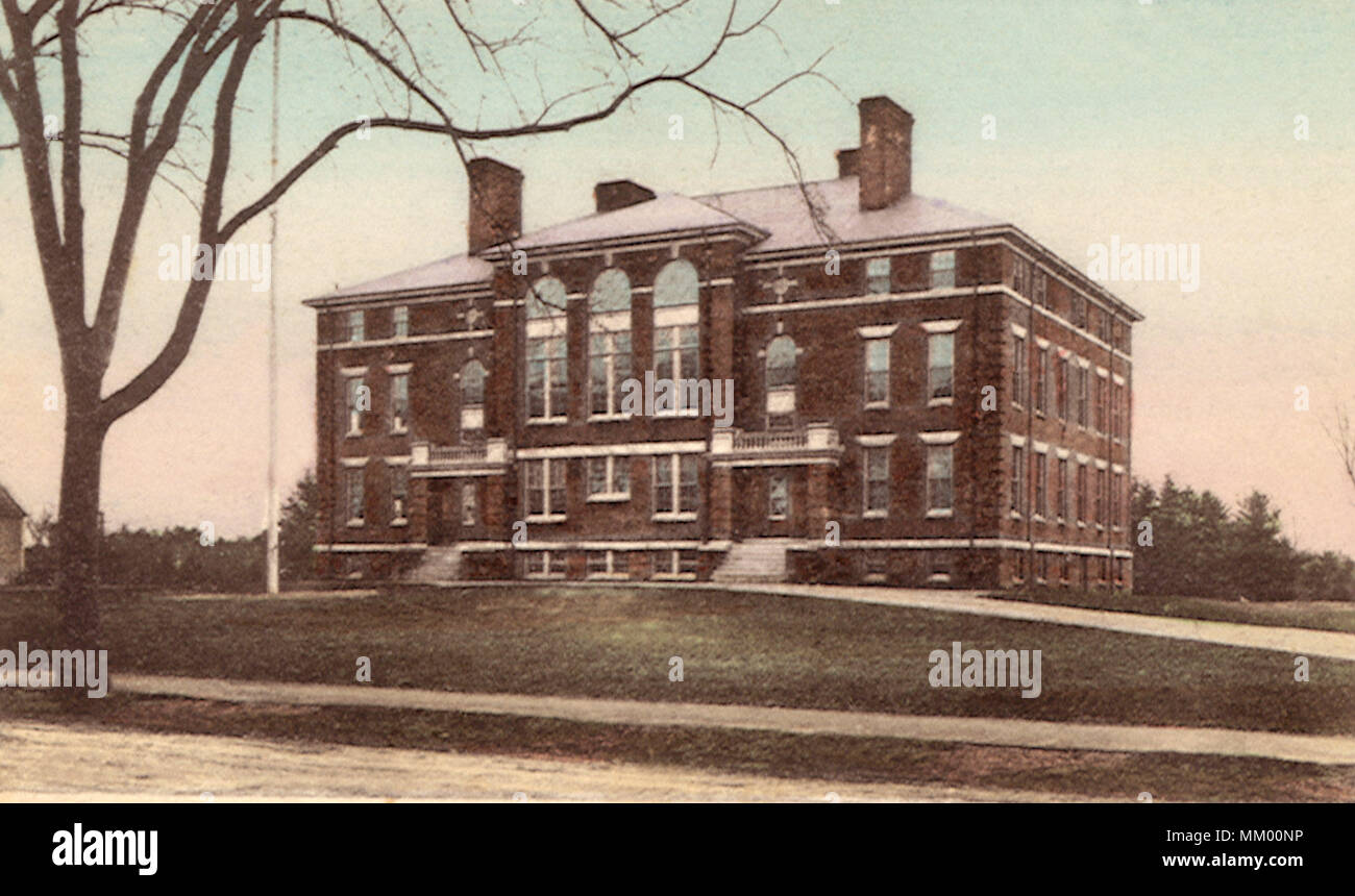 The Abington High School. 1915 Stock Photo Alamy
