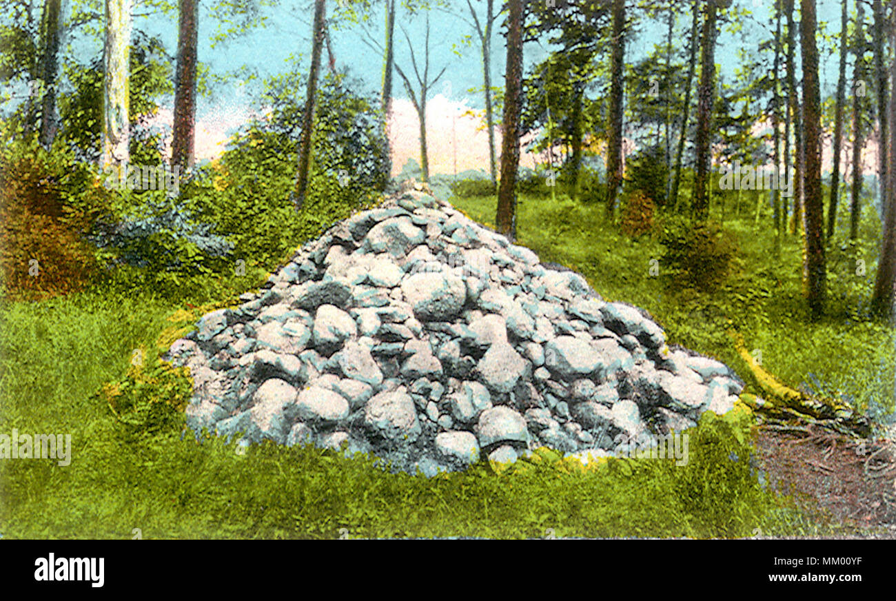 Henry David Thoreau Grave. Concord. 1930 Stock Photo Alamy