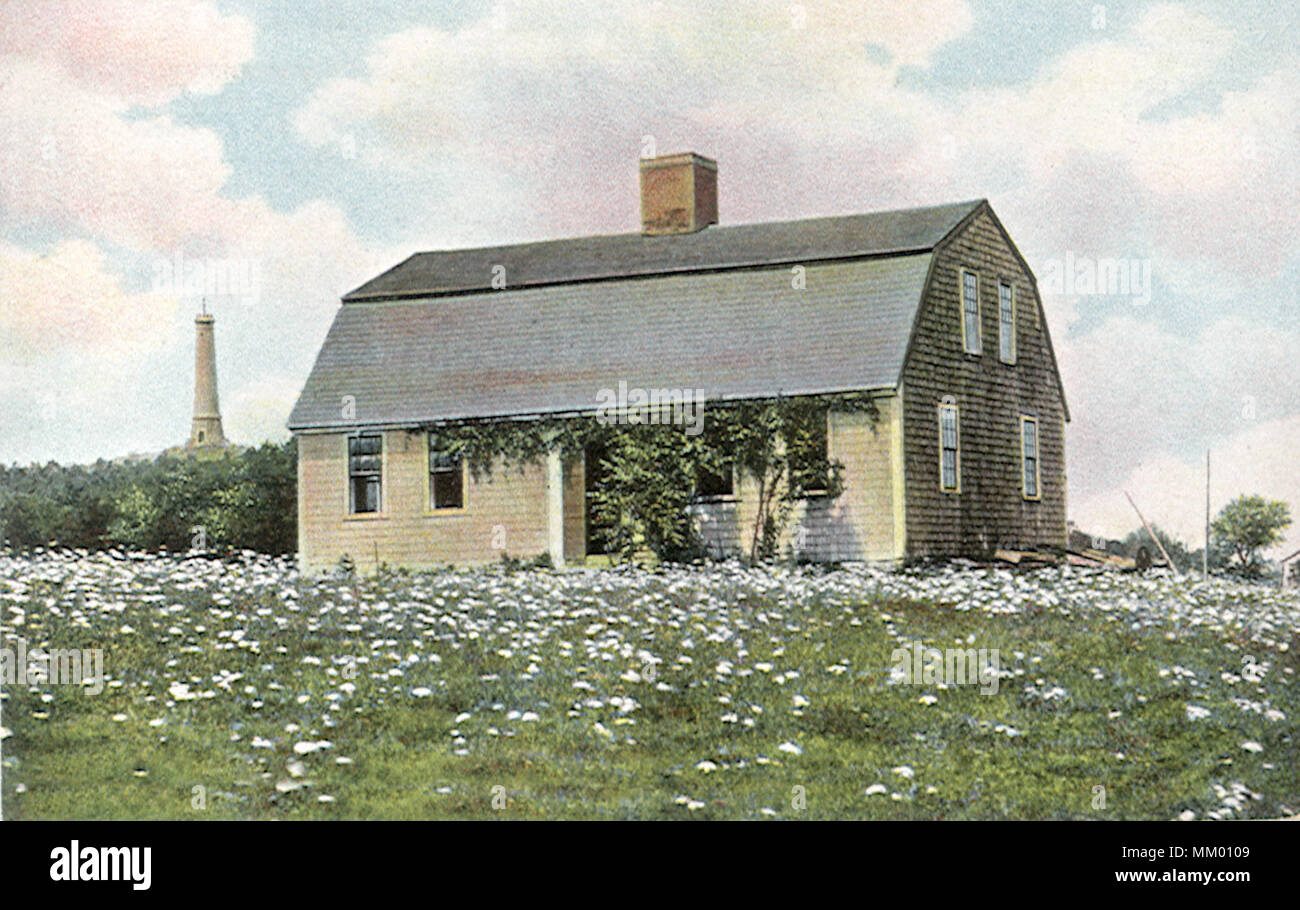 Myles Standish House. Duxbury. 1910 Stock Photo Alamy