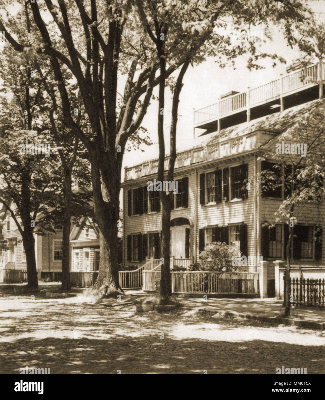 Macy House. Main Street. Nantucket. 1939 Stock Photo Alamy
