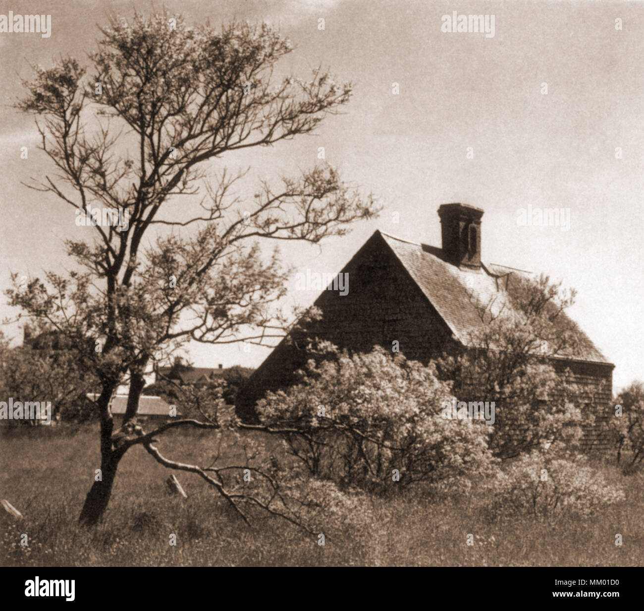 Jethro Coffin House. Nantucket. 1939 Stock Photo