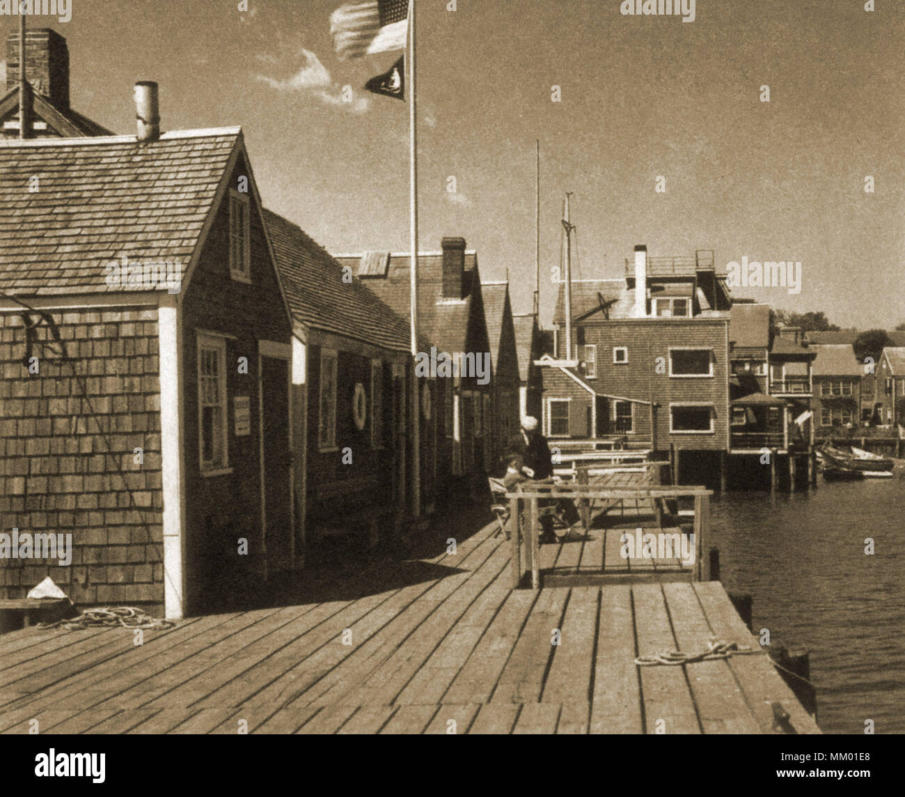 Wharf Rats Club. Nantucket. 1939 Stock Photo - Alamy