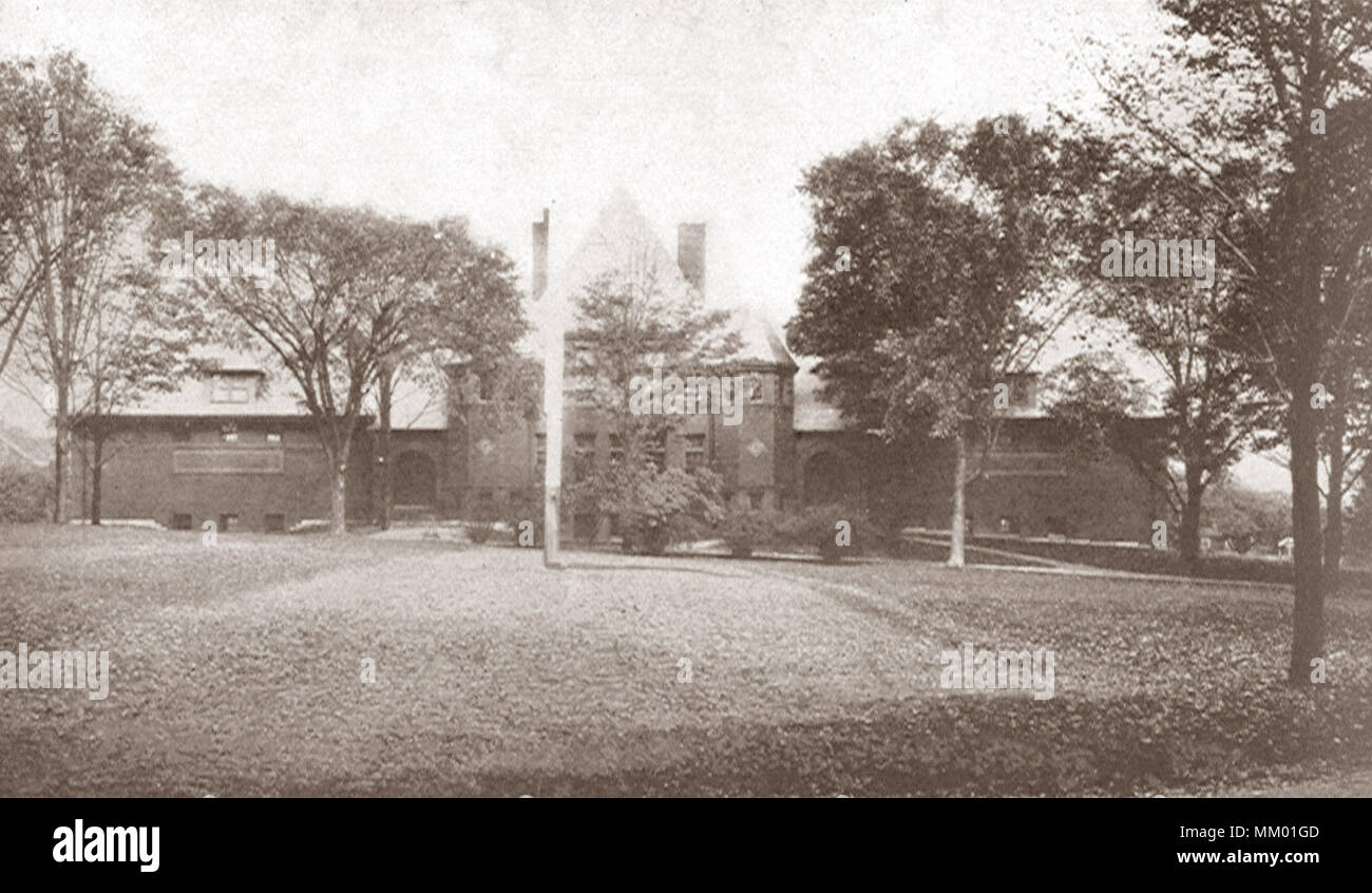Thayer Academy Gymnasium. Braintree. 1928 Stock Photo