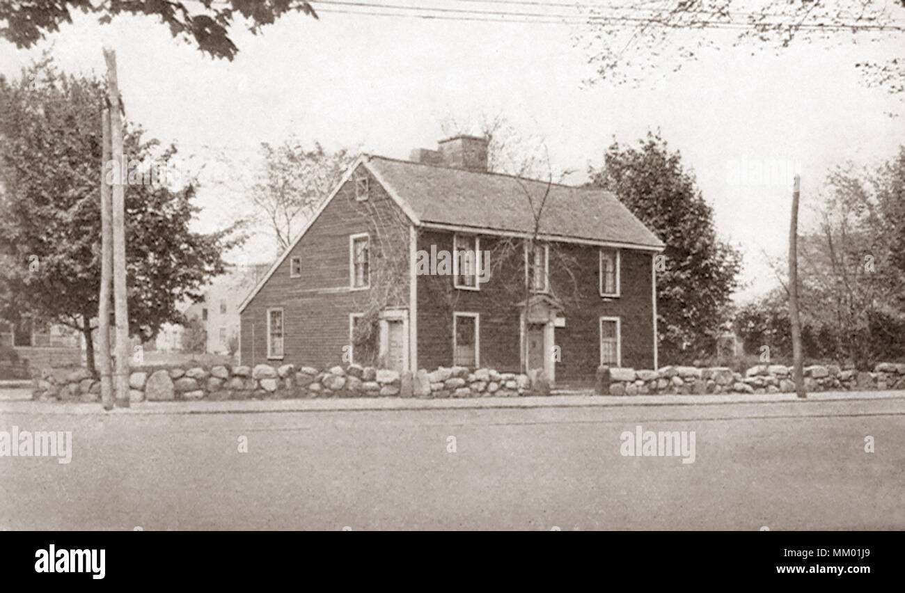 Birthplace of John Quincy Adams. Quincy. 1928 Stock Photo