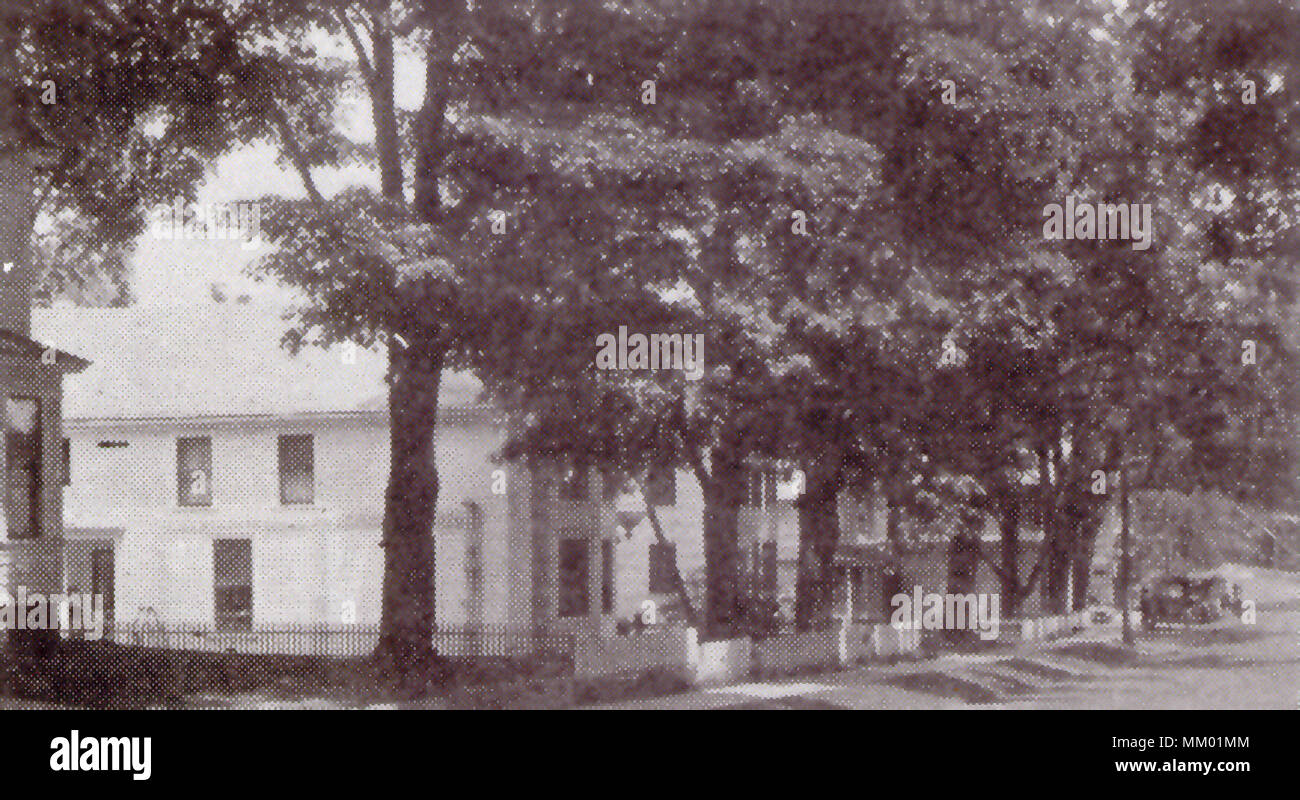 Lower Main Street. Becket.  1907 Stock Photo