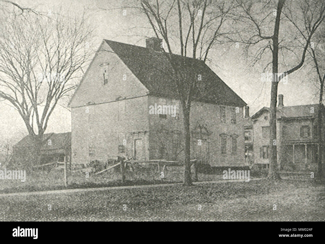 The Azariah Mosely House. Westfield. 1891 Stock Photo
