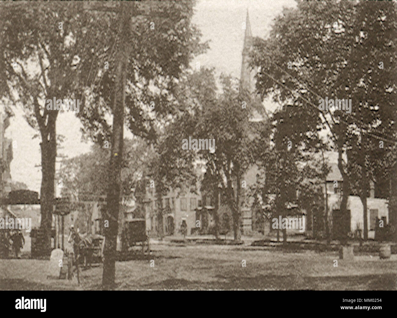 Baptist Church. Westfield. 1891 Stock Photo Alamy