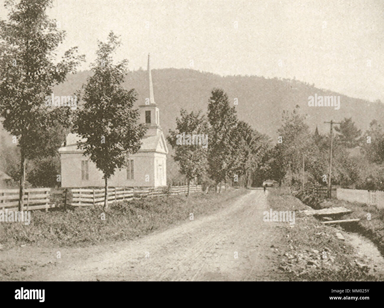 Baptist Church. Russell. 1891 Stock Photo