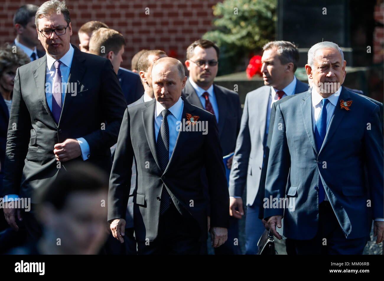 Moscow, Russia. 09th May, 2018. MOSCOW, RUSSIA - MAY 9, 2018 ...