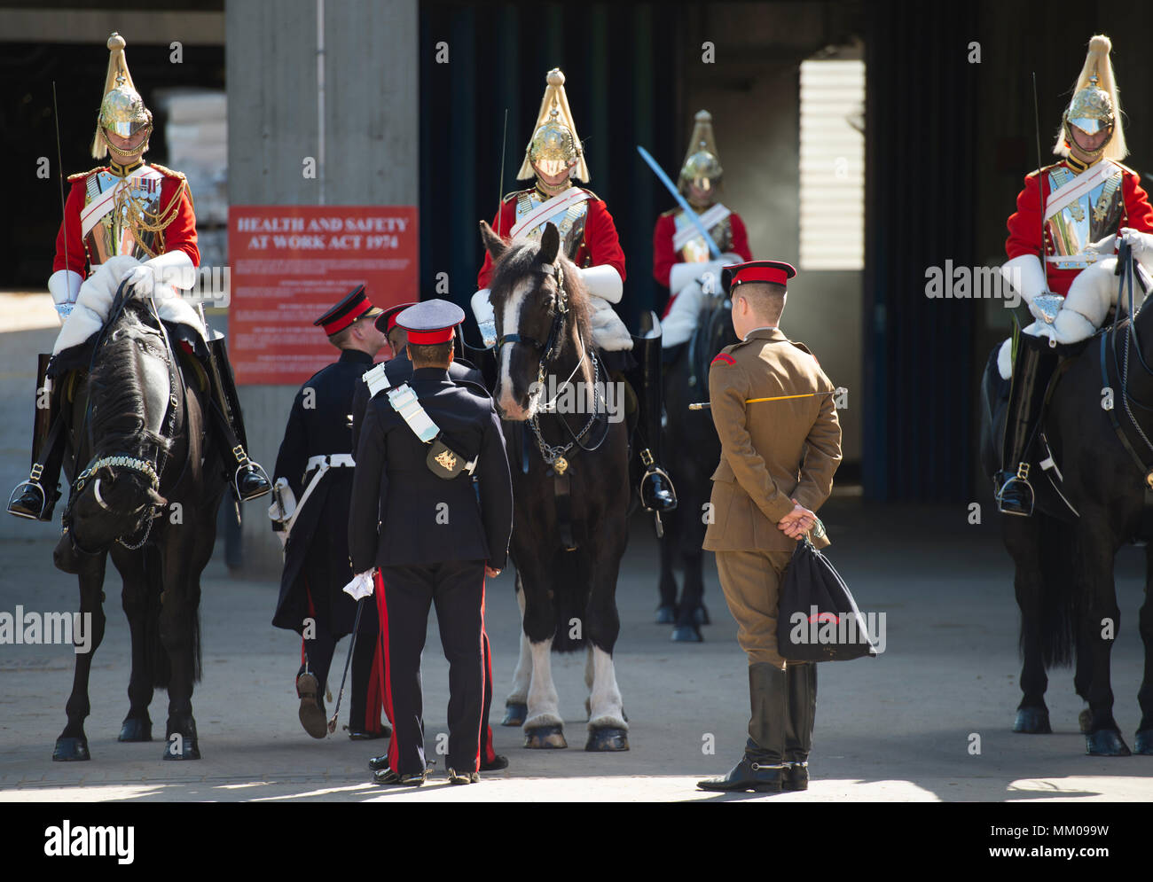 Hyde Park Barracks, London, UK. 9 May, 2018. Behindthescenes ‘Day in