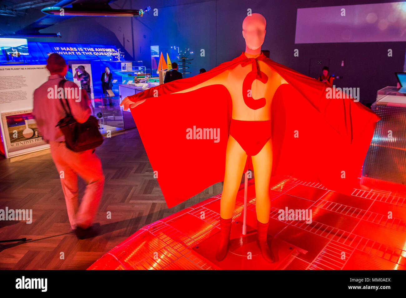 The Future Starts Here a new exhibition at the V&A. The exhibition opens to the public on 12 May and runs until 4 November and explores the impact of over 100 objects on the body, the home, politics, cities, and the planet. Credit: Guy Bell/Alamy Live News Stock Photo