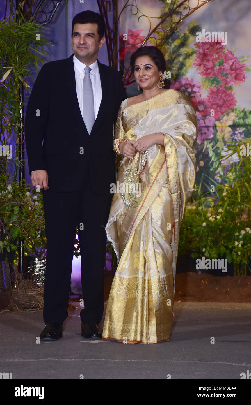 Indian Film Actress Vidya Balan With Husband Siddharth Roy Kapoor